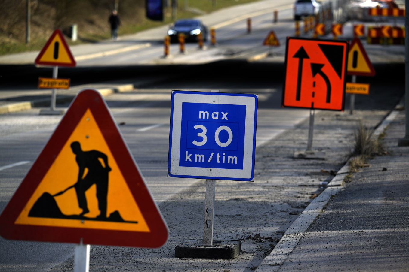 Ett stort antal vägbyggen väntar runt om i landet i sommar. Arkivbild. Foto: Janerik Henriksson/TT