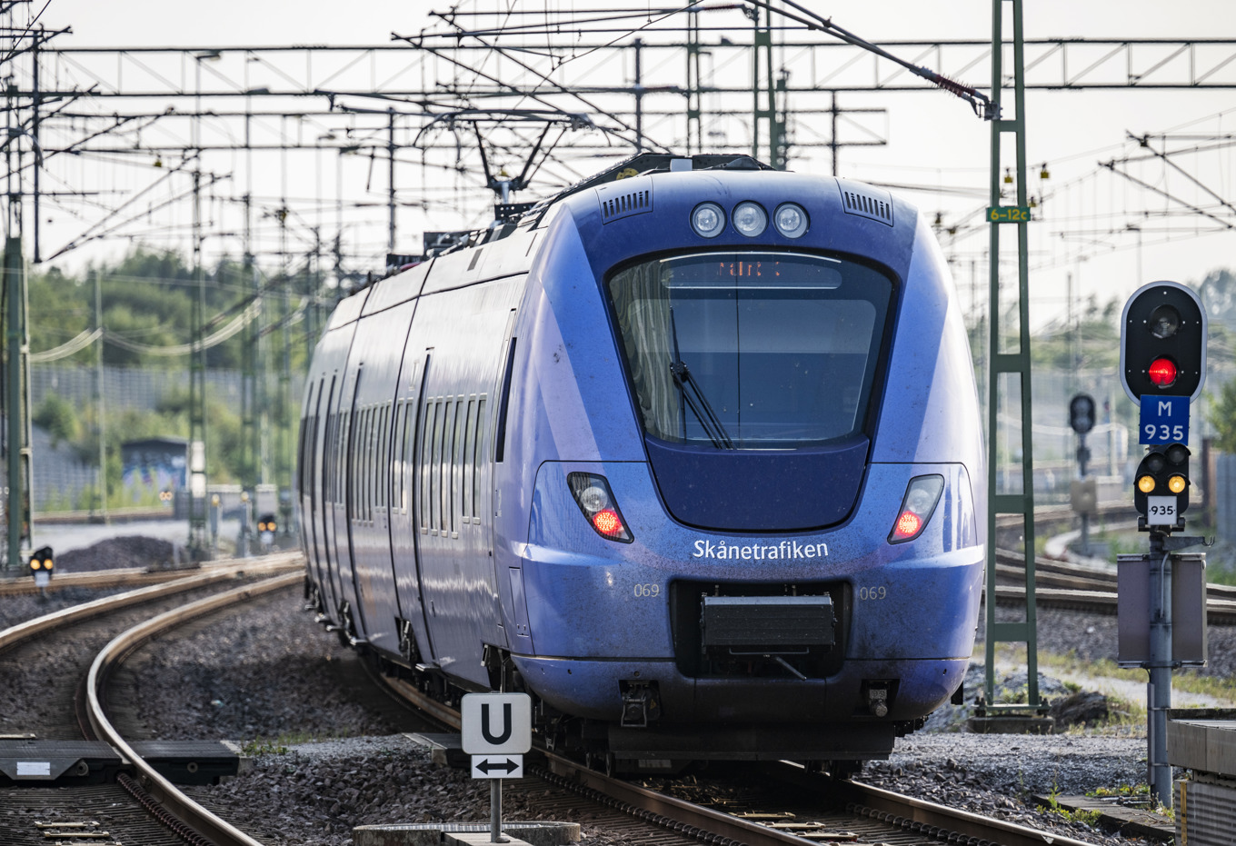 Flera fall om hot och våld på Pågatågen har anmälts till Arbetsmiljöverket i år. Arkivbild. Foto: Johan Nilsson/TT