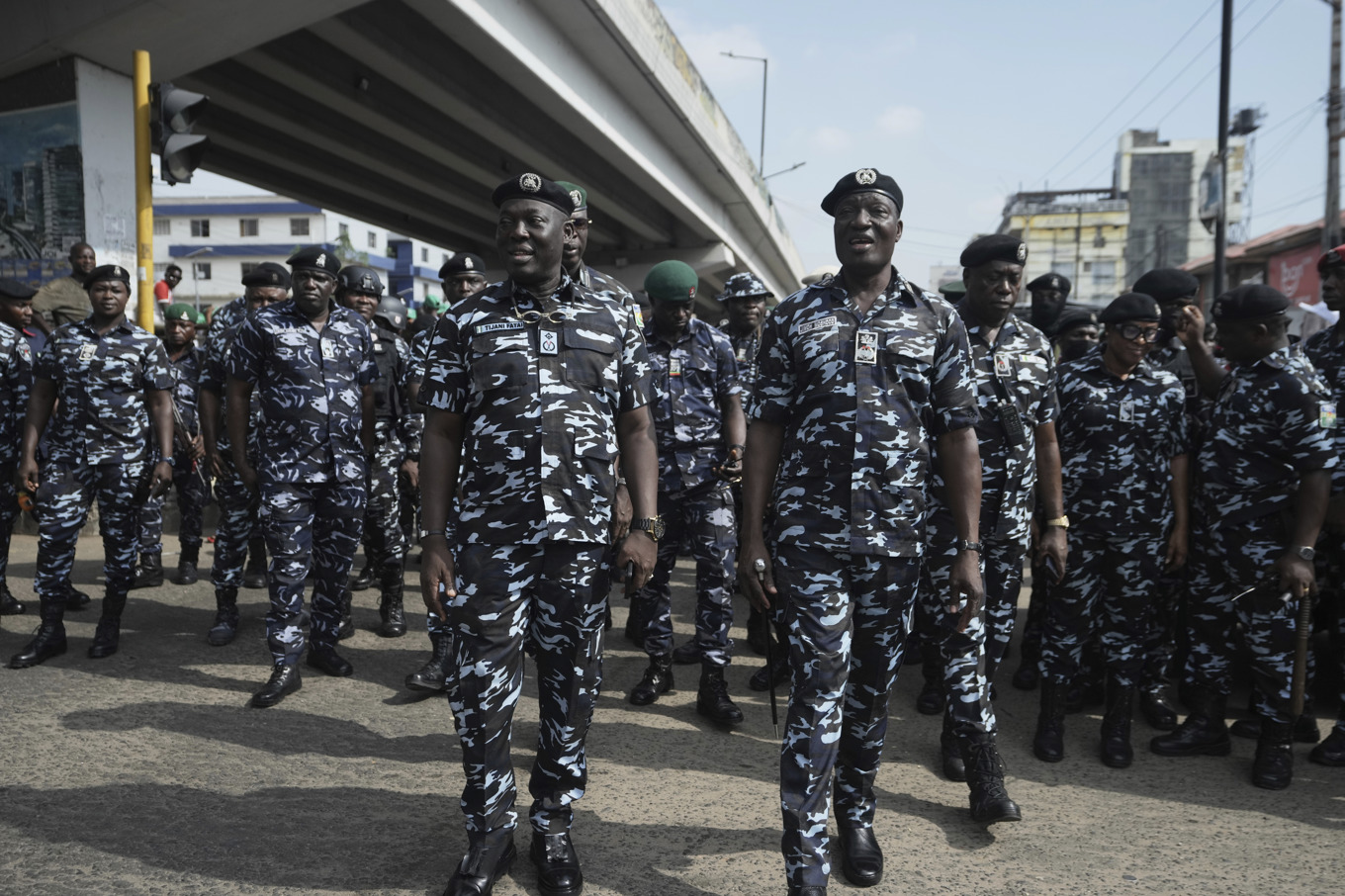 Nigeriansk polis. Arkivbild. Foto: Sunday Alamba/AP/TT