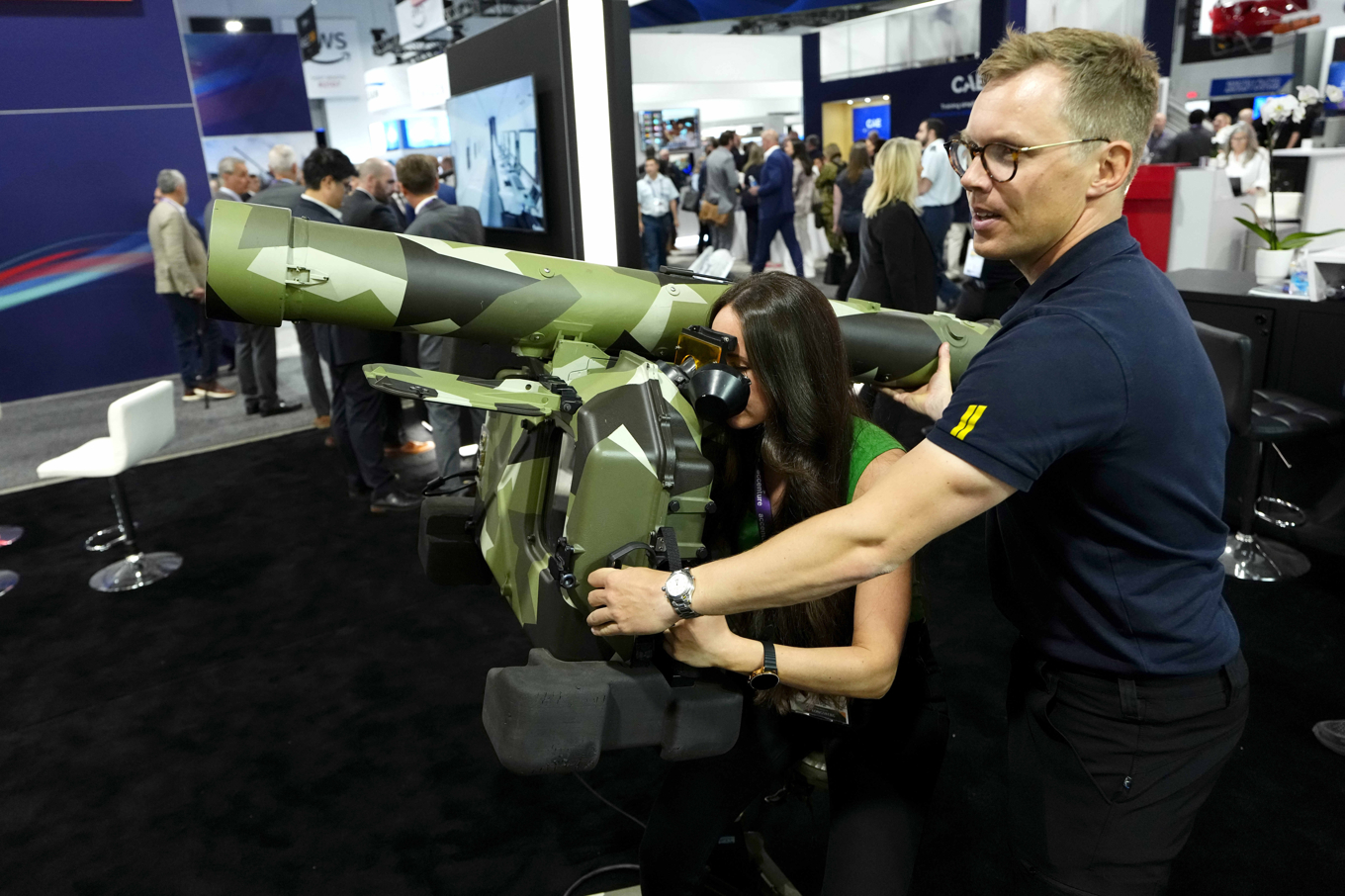 Saab ska leverera luftvärnssystemet RBS 70 NG till Försvarets materielverk. Arkivbild. Foto: Justin Tang/AP/TT