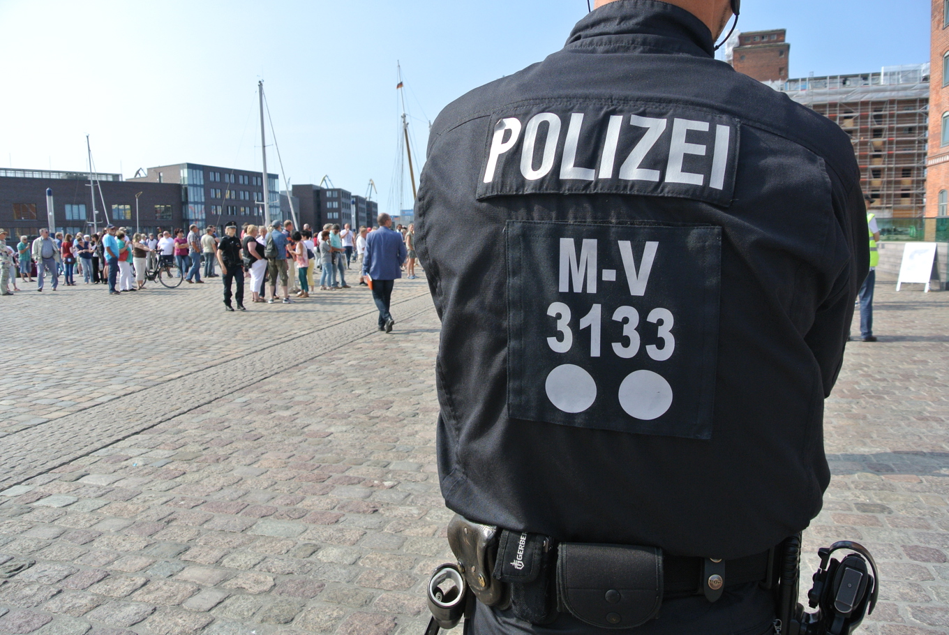 Tysk polis. Bilden är tagen vid ett annat tillfälle. Foto: Pontus Ahlkvist/TT