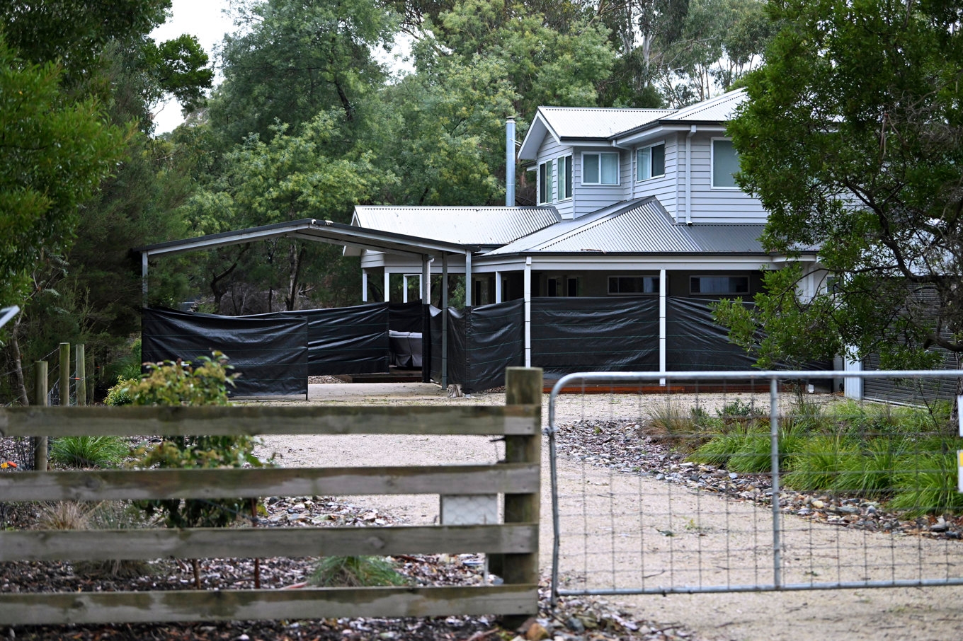 Hemmet där kvinnan bjöd på den dödliga lunchen. Arkivbild. Foto: James Ross/AAP/TT