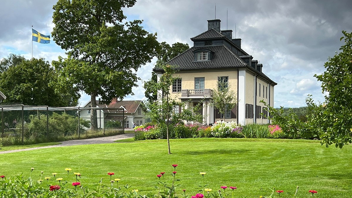 Mårbacka, Selma Lagerlöfs hem i Östra Ämtervik, Sunne. Selma Lagerlöf och Harry Martinson har fört samman Sunne och Olofström i projektet ”Selma och Harry – tur & retur”. Foto: Sunne kommun