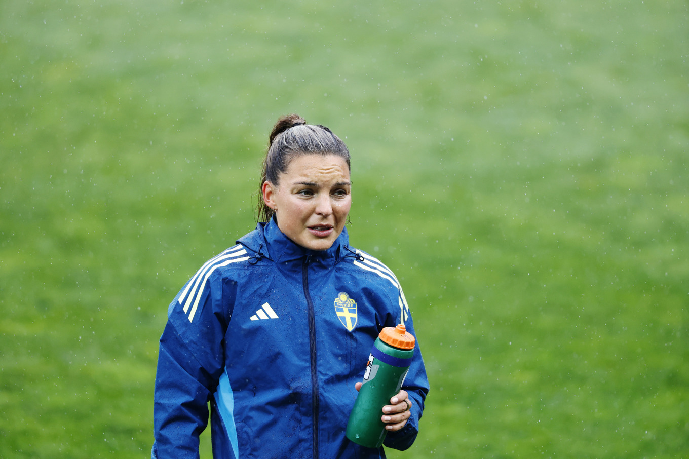 Johanna Rytting Kaneryd försäkrar att Sverige inte kommer underskatta kvällens EM-motståndare Polen. Foto: Adam Ihse/TT