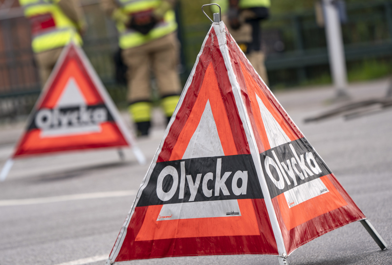 En man i 60-årsåldern har förts till sjukhus efter en trafikolycka i Lerum. Arkivbild. Foto: Johan Nilsson/TT