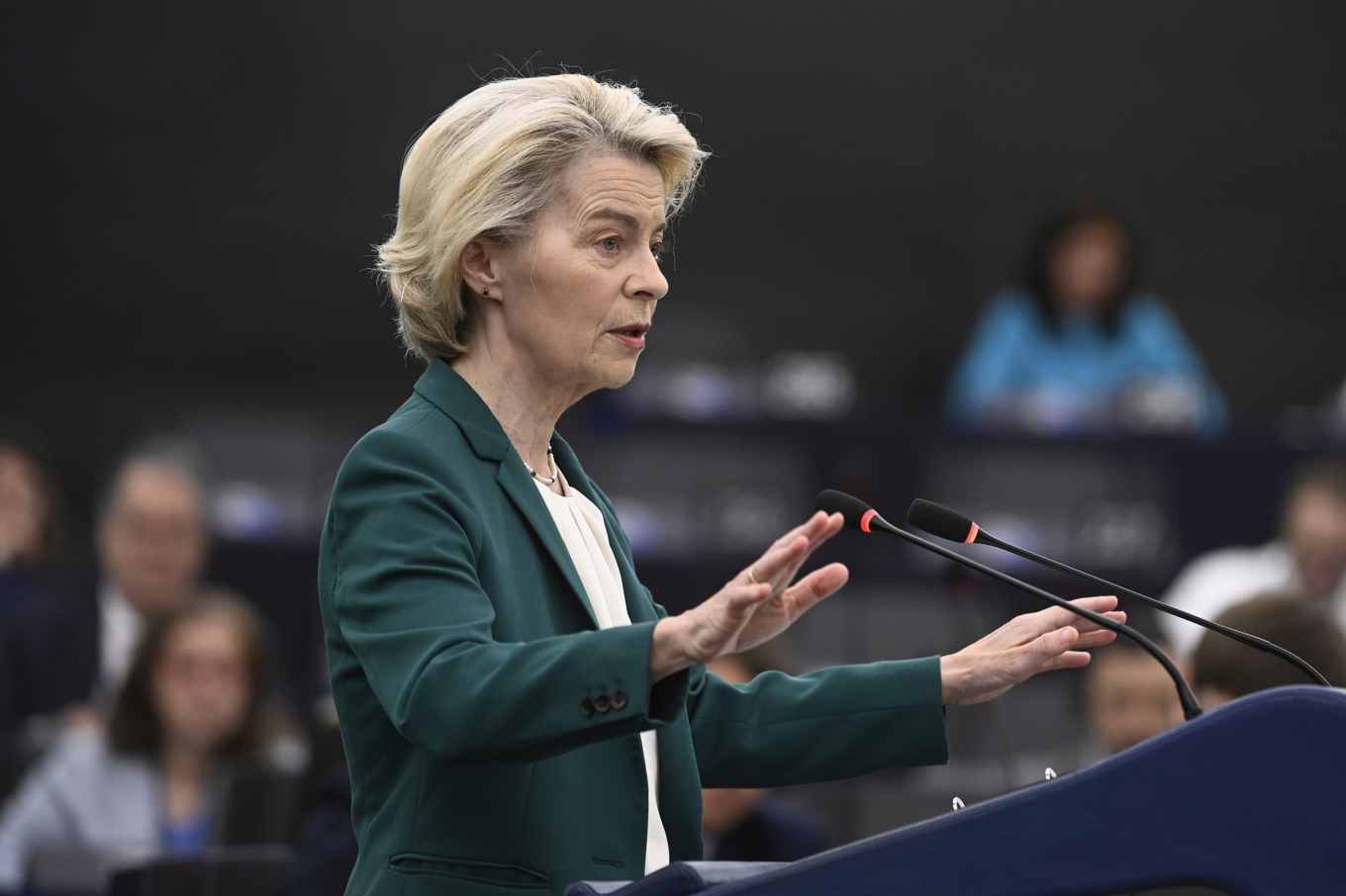 EU-kommissionens ordförande Ursula von der Leyen. Arkivbild. Foto: Pascal Bastien/AP/TT