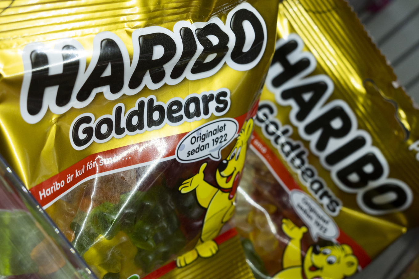Haribo får patent på utseendet på gummibjörnarna "Goldbears". Arkivbild. Foto: Erik Johansen/NTB/TT