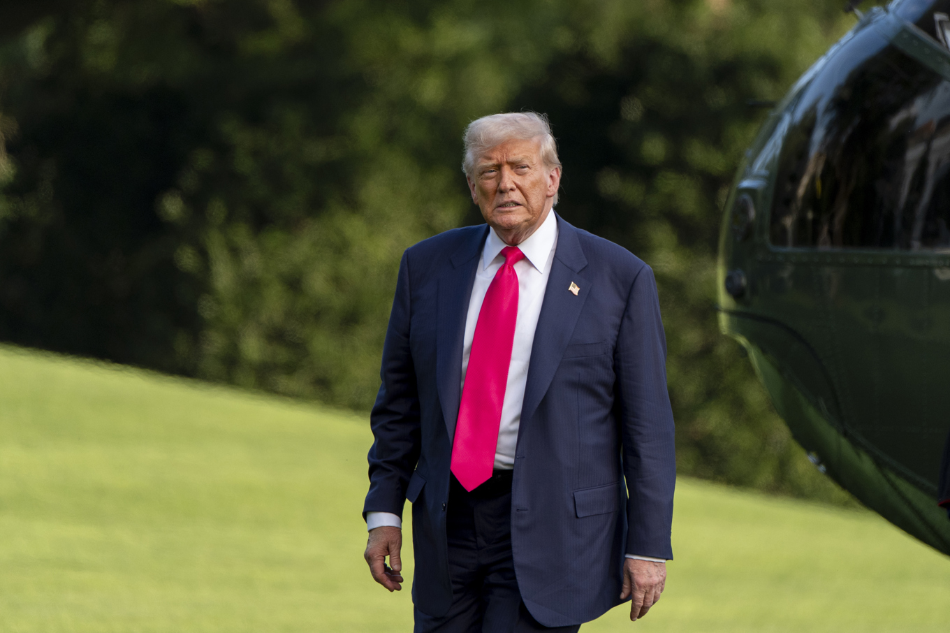 President Donald Trump på tisdagen. Foto: Alex Brandon/AP/TT