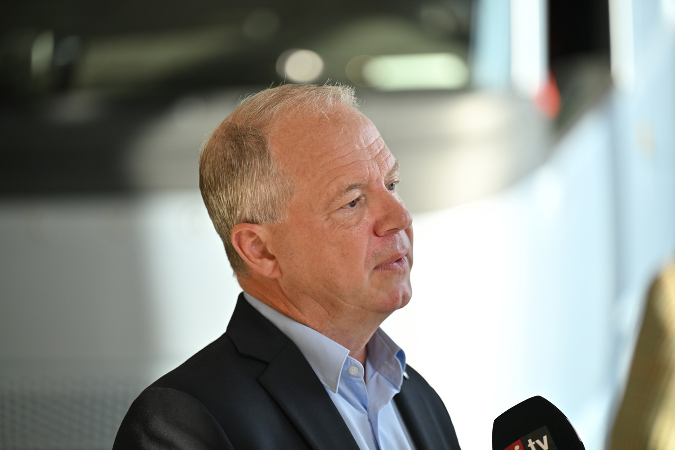 AB Volvo presenterar kvartalsrapport med vd Martin Lundstedt. Foto: Hanna Brunlöf/TT