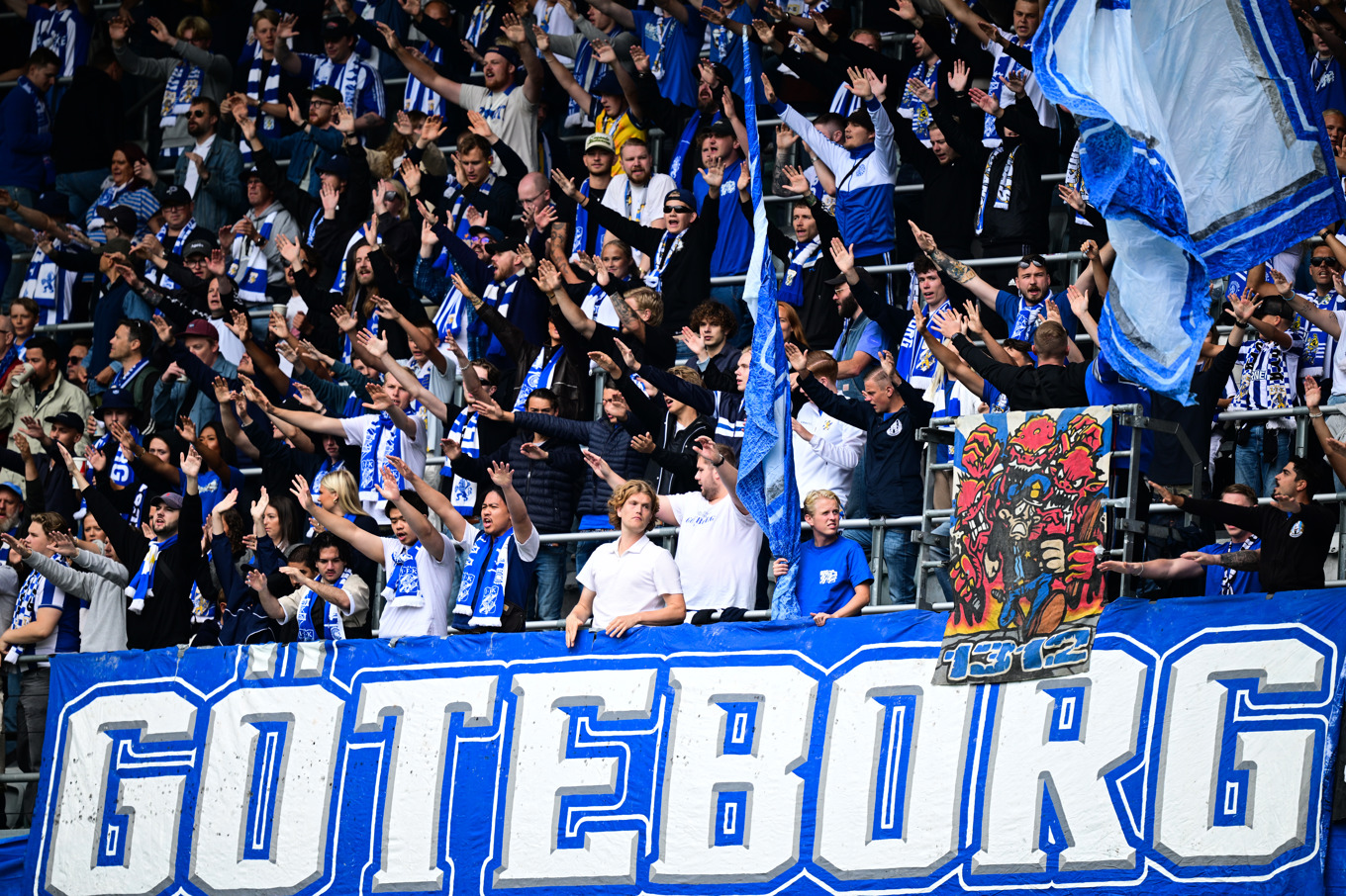 IFK Göteborg får böta efter att en supporter tog sig in på planen i matchen mot Öster. Arkivbild. Foto: Hanna Brunlöf/TT