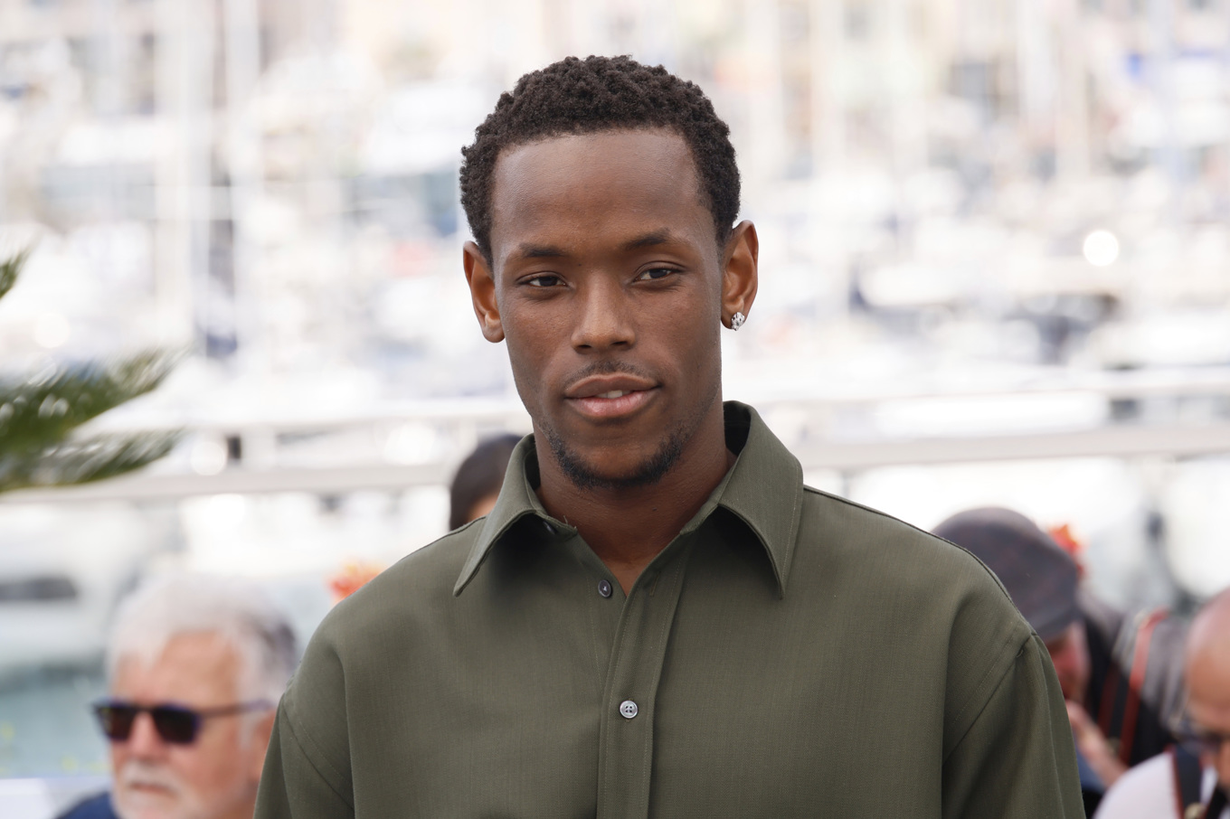 Micheal Ward vid filmfestivalen i Cannes i maj i år. Foto: Joel C Ryan/AP/TT
