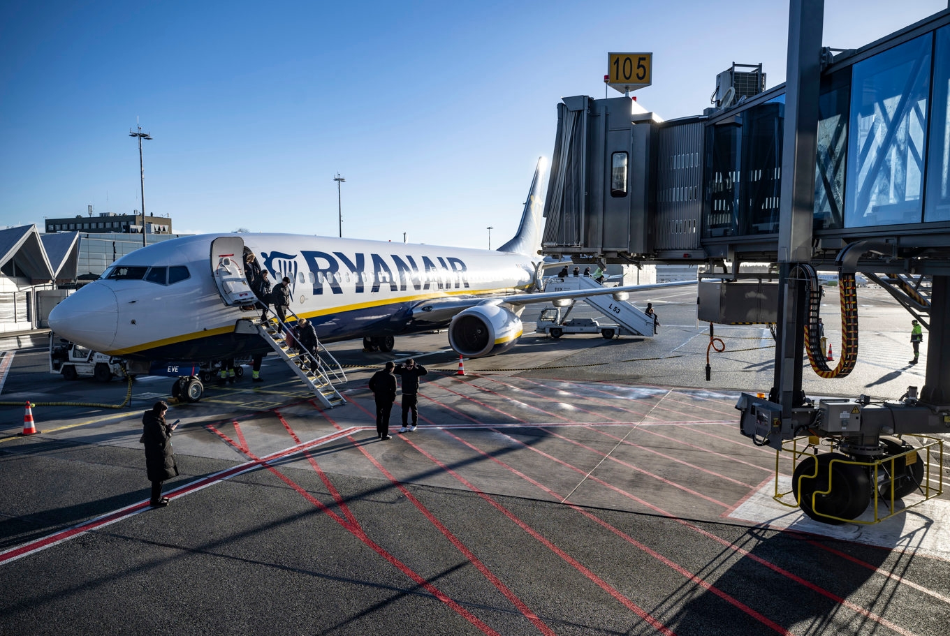 Tusentals resenärer, bland annat de som reser med Ryanair, påverkas av storstrejk under helgen. Foto: Johan Nilsson / TT