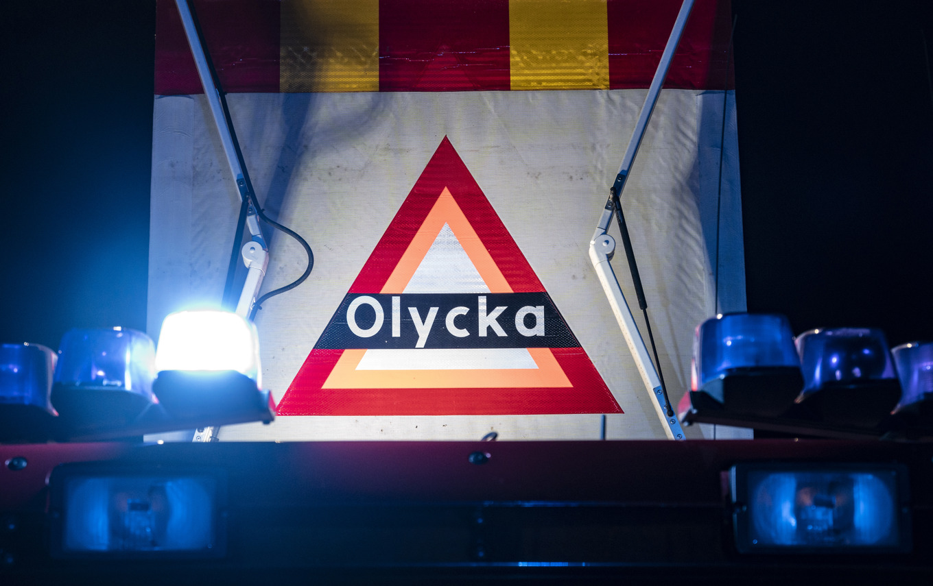 Sex personer har förts till sjukhus efter en trafikolycka i Kungsbacka. Arkivbild. Foto: Johan Nilsson/TT