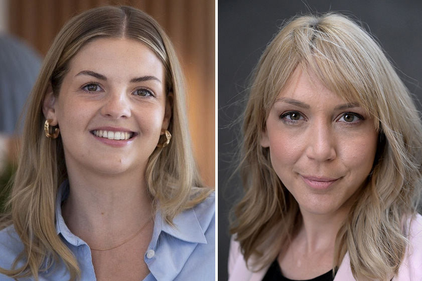 Felicia Schön, privat Avanza, och Frida Bratt, sparekonom Nordnet. Foto: Avanza och Janerik Henriksson/TT