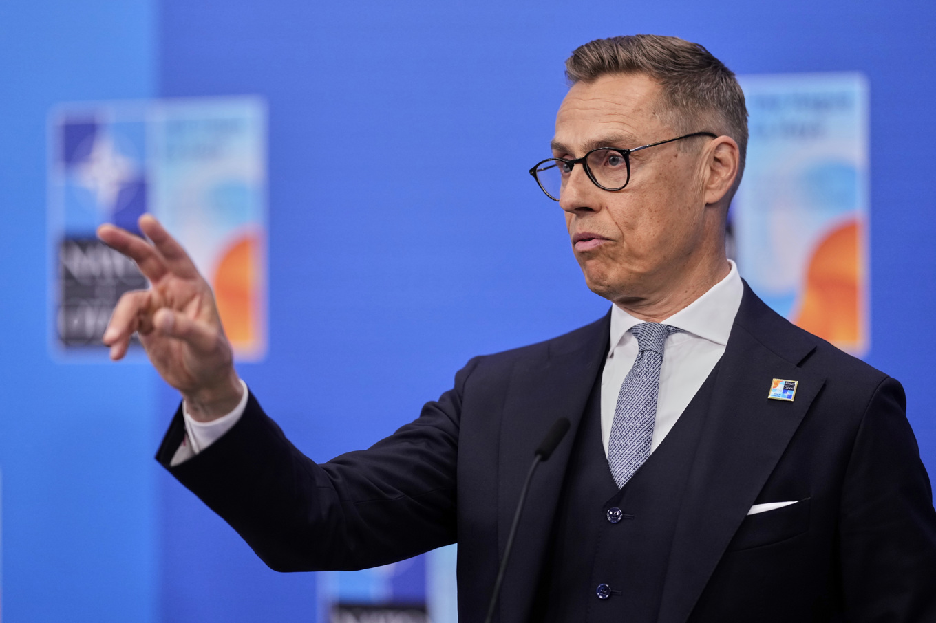 Finlands president Alexander Stubb. Arkivbild. Foto: Matthias Schrader/AP/TT