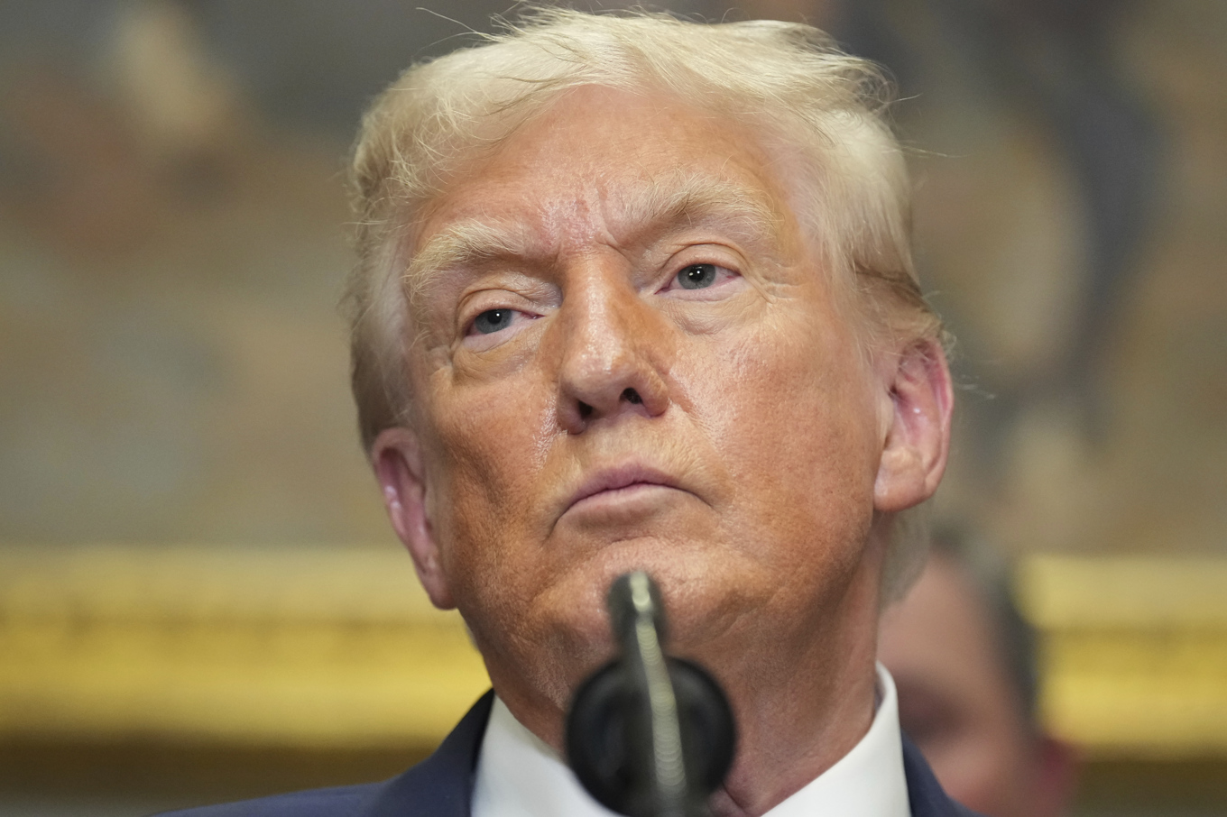 Donald Trump säger att USA är redo att hjälpa svältande i Gaza. Foto: Jacquelyn Martin/AP/TT