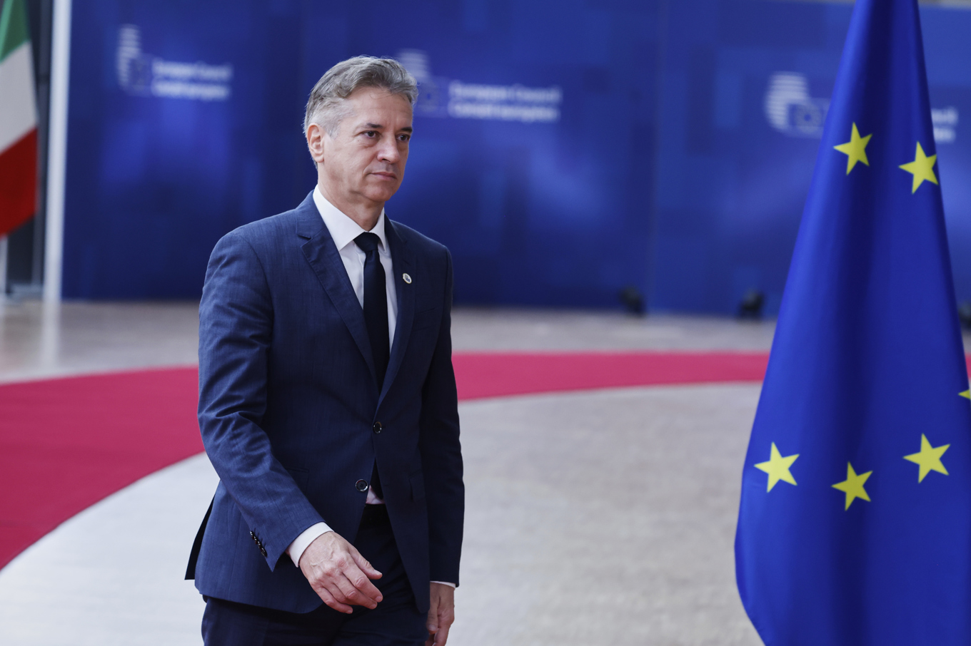 Sloveniens premiärminister Robert Golob. Arkivbild. Foto: Omar Havana/AP/TT