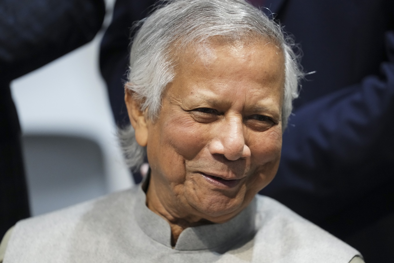 Bangladeshs interimsledare, fredspristagaren Muhammad Yunus. Arkivbild Foto: Sergei Grits/AP/TT