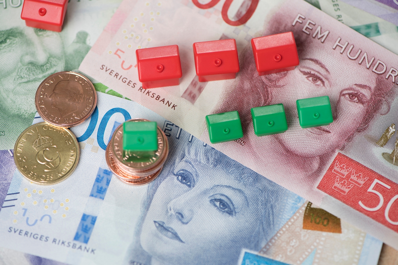 Snitträntan på de rörliga bolånen sjönk med 0,1 procentenheter i juli. Foto: Fredrik Sandberg/TT