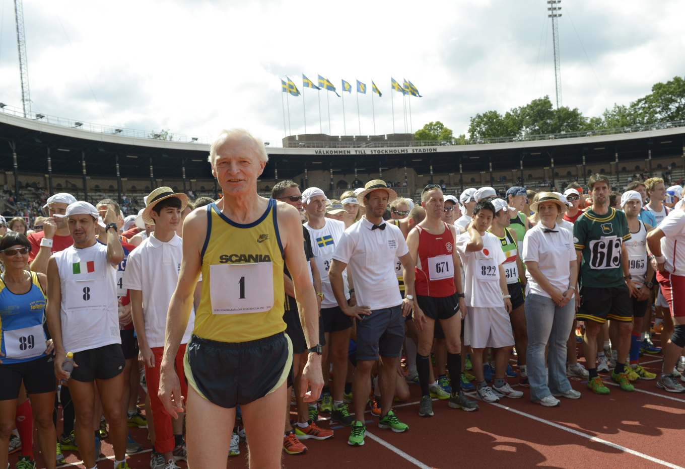 Maratonlöparen Kjell-Erik Ståhl har dött. Arkivbild. Foto: Bertil Ericson/TT