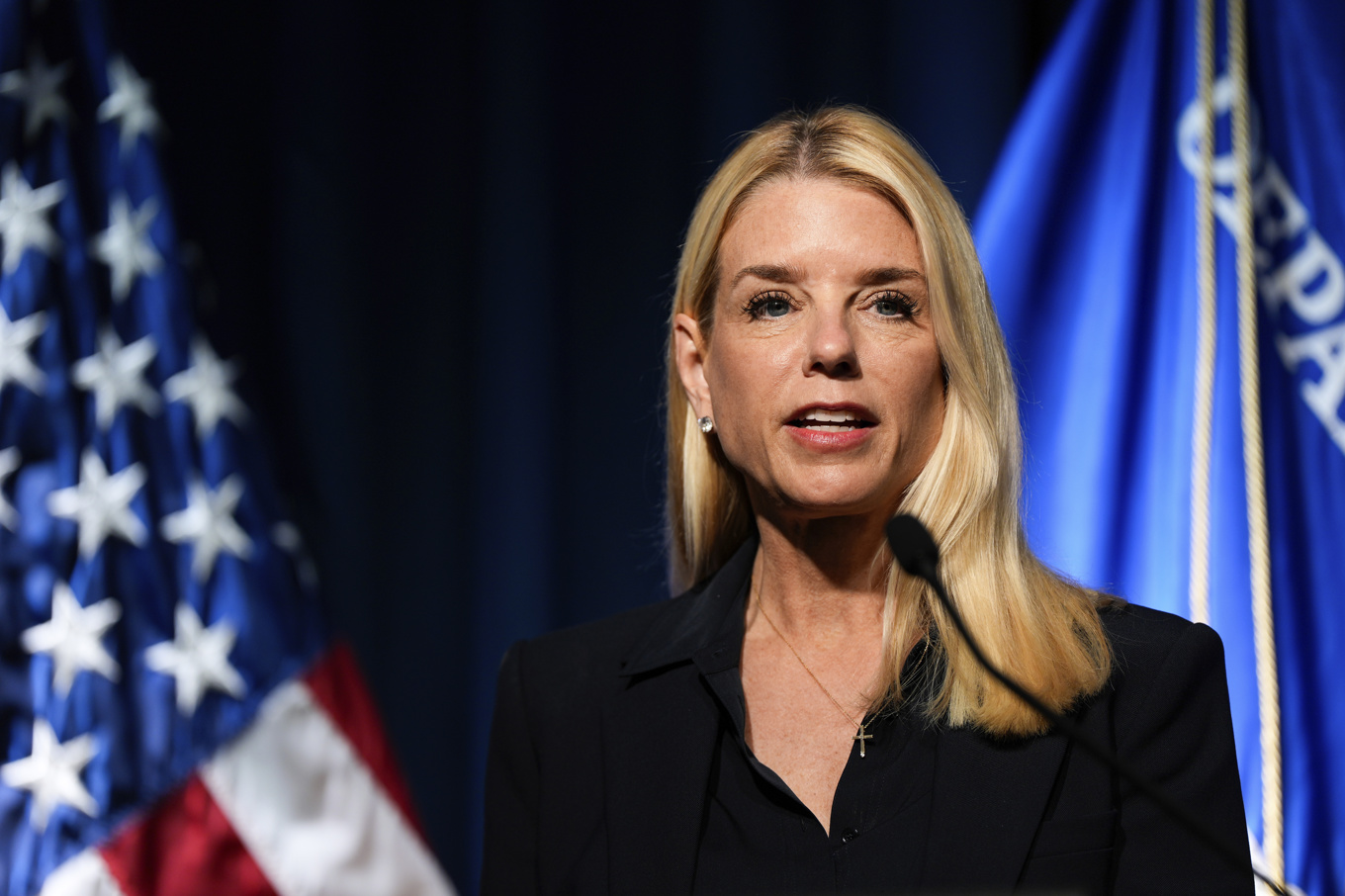USA:s justitieminister Pam Bondi. Arkivbild. Foto: Julia Demaree Nikhinson/AP/TT