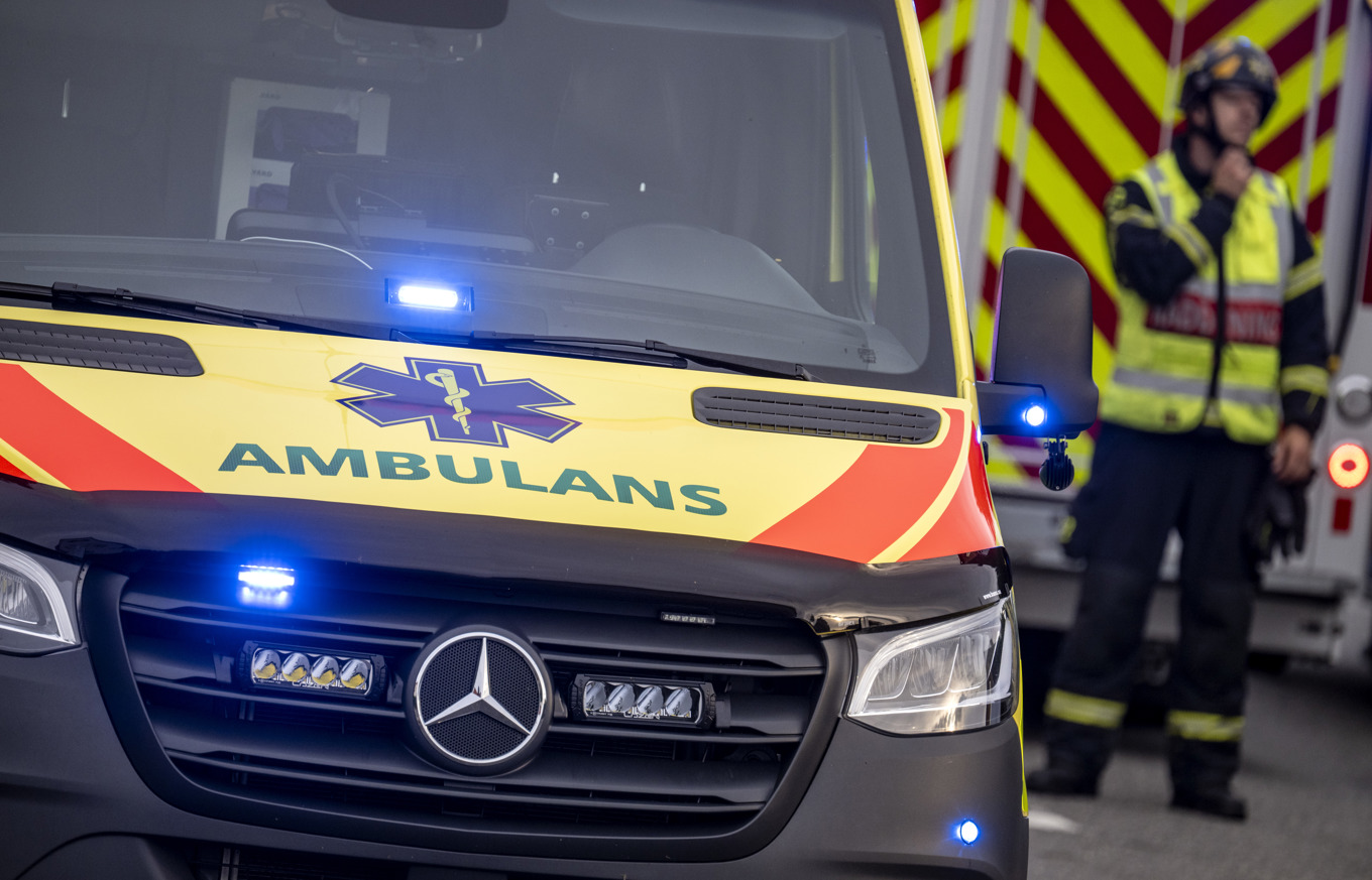 En man har dött efter en kraftig brand i Skövde under natten. Arkivbild. Foto: Johan Nilsson/TT