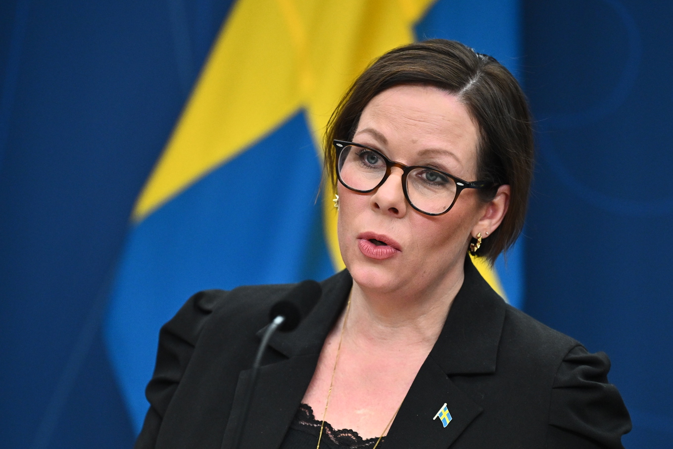 Utrikesminister Maria Malmer Stenergard (M) deltog i ett möte med EU:s utrikesministrar på måndagen. Arkivbild. Foto: Claudio Bresciani/TT