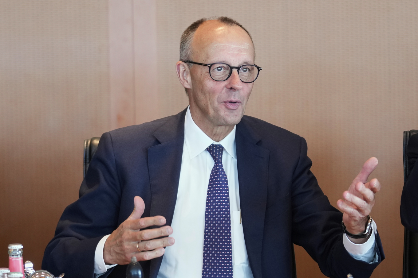 Tysklands förbundskansler Friedrich Merz. Arkivbild. Foto: Ebrahim Noroozi/AP/TT