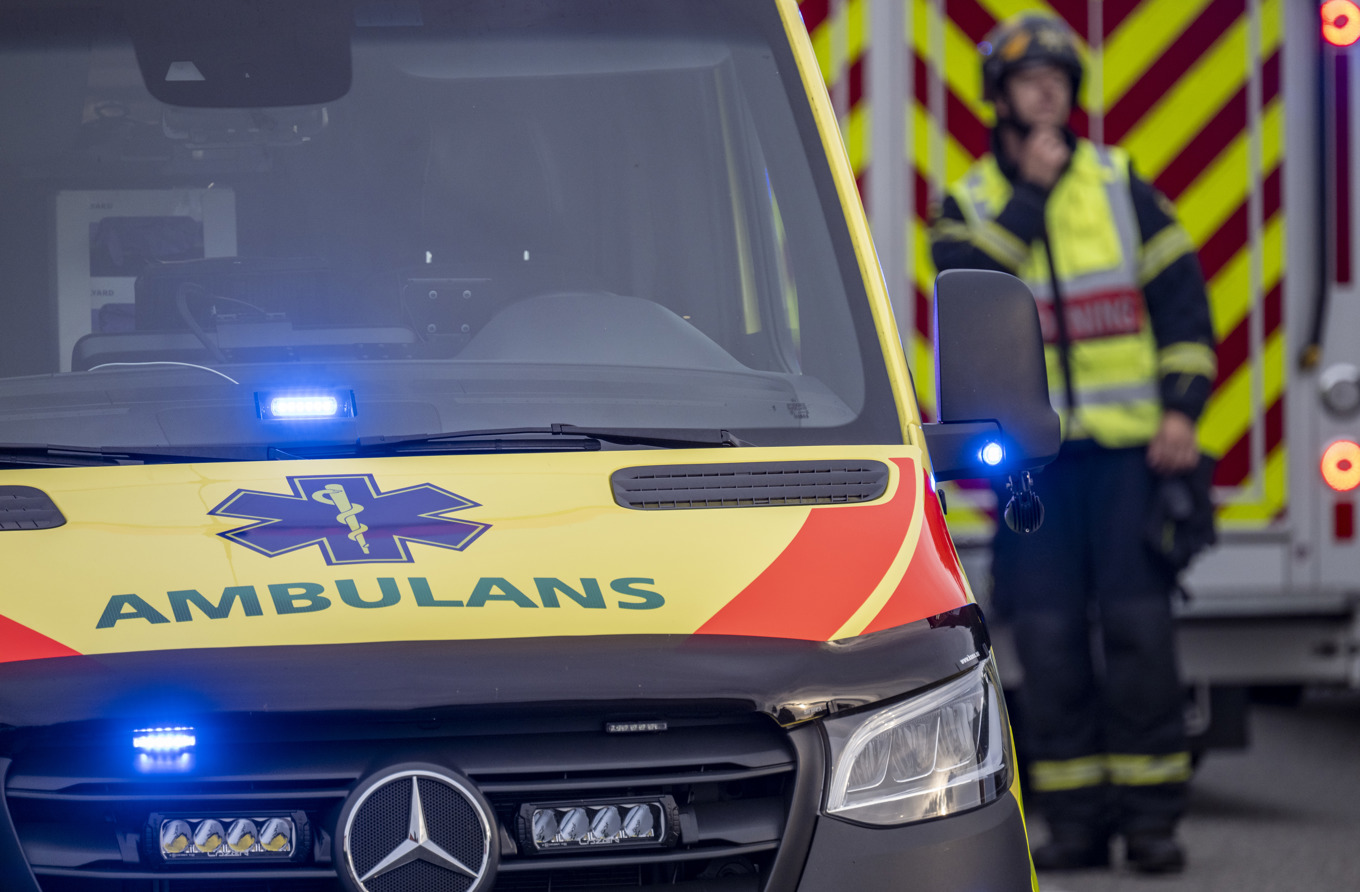 Fem personer behövde sjukhusvård efter en brand på ett sågverk i Krylbo under tisdagen. Arkivbild. Foto: Johan Nilsson/TT