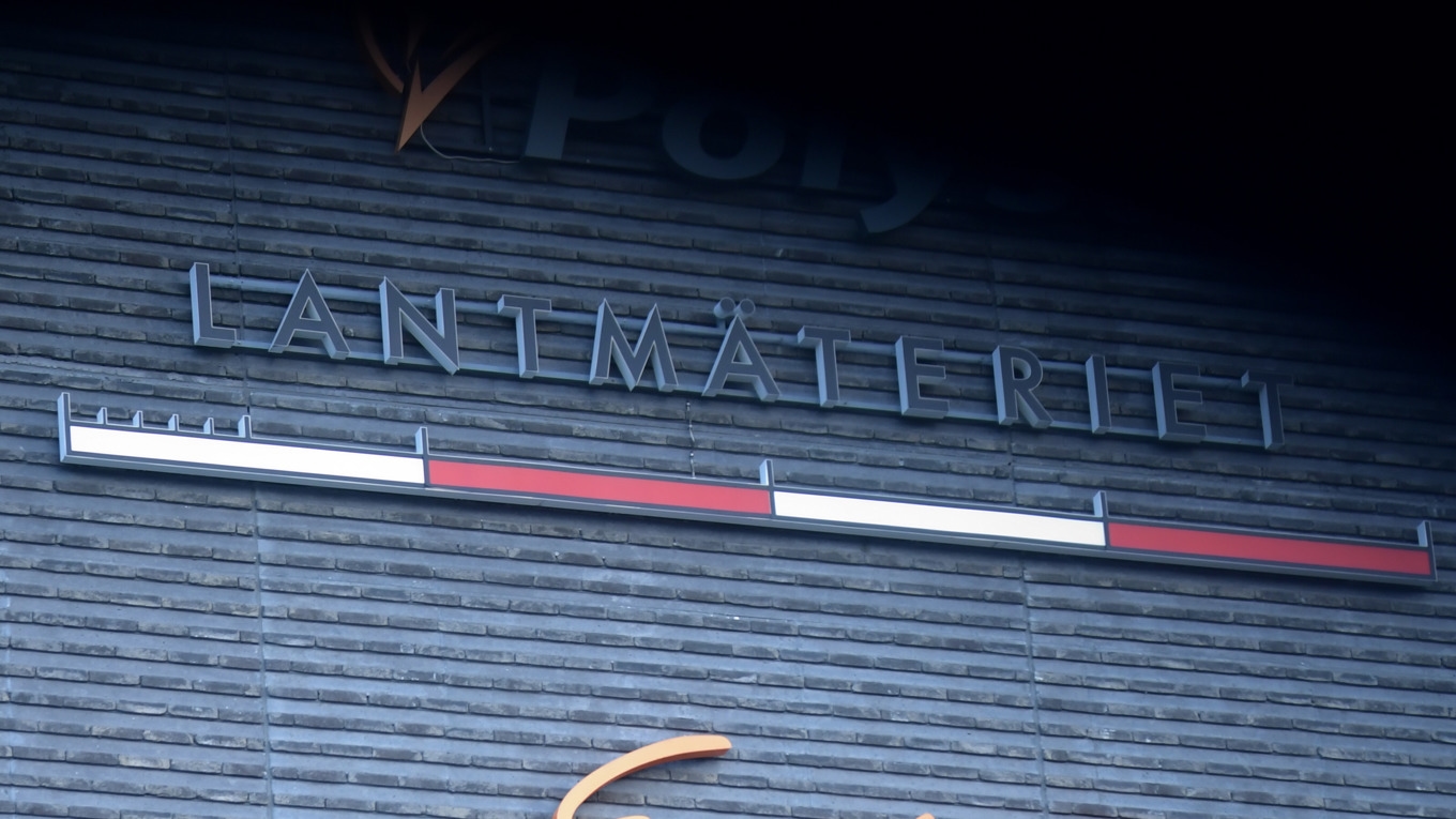 Myndigheten Lantmäteriets skylt. Foto: Lars Schröder/TT