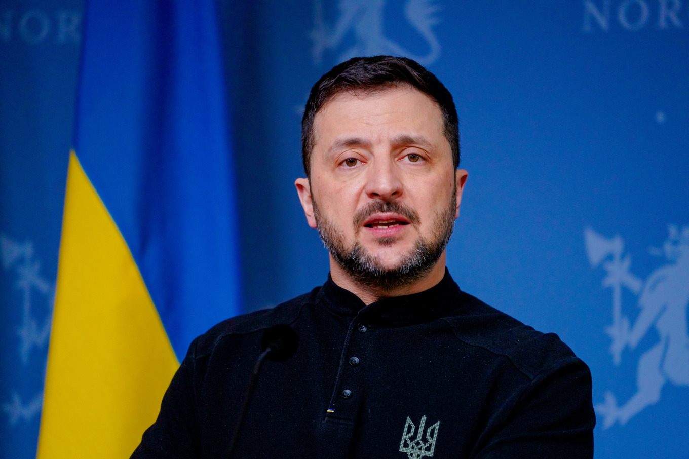 Ukrainas president Volodymyr Zelenskyj. Arkivbild. Foto: Ole Berg-Rusten/NTB/TT