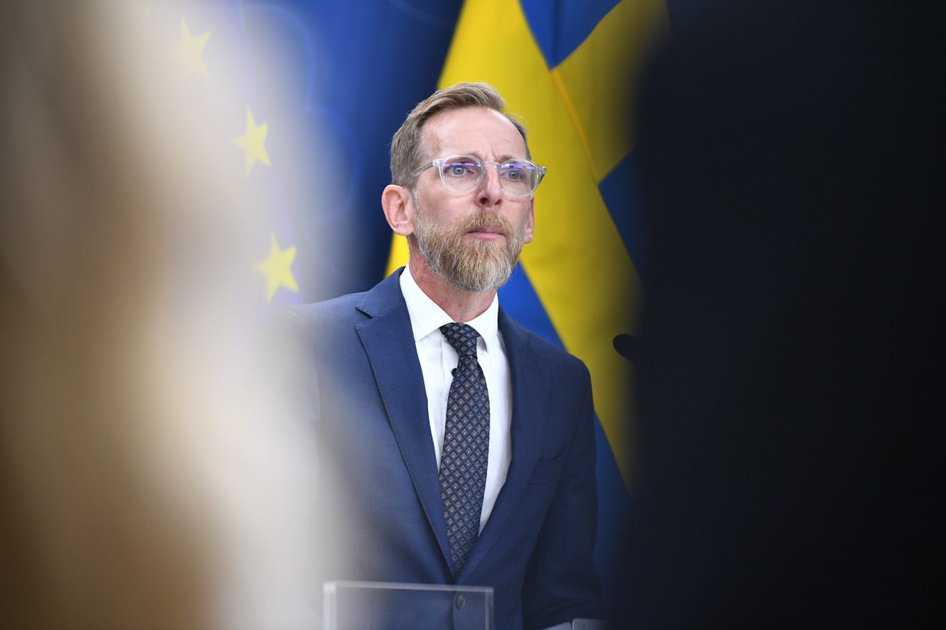 Socialminister Jakob Forssmed (KD) har ansvar för Folkhälsomyndigheten. Arkivbild. Foto: Lars Schröder/TT