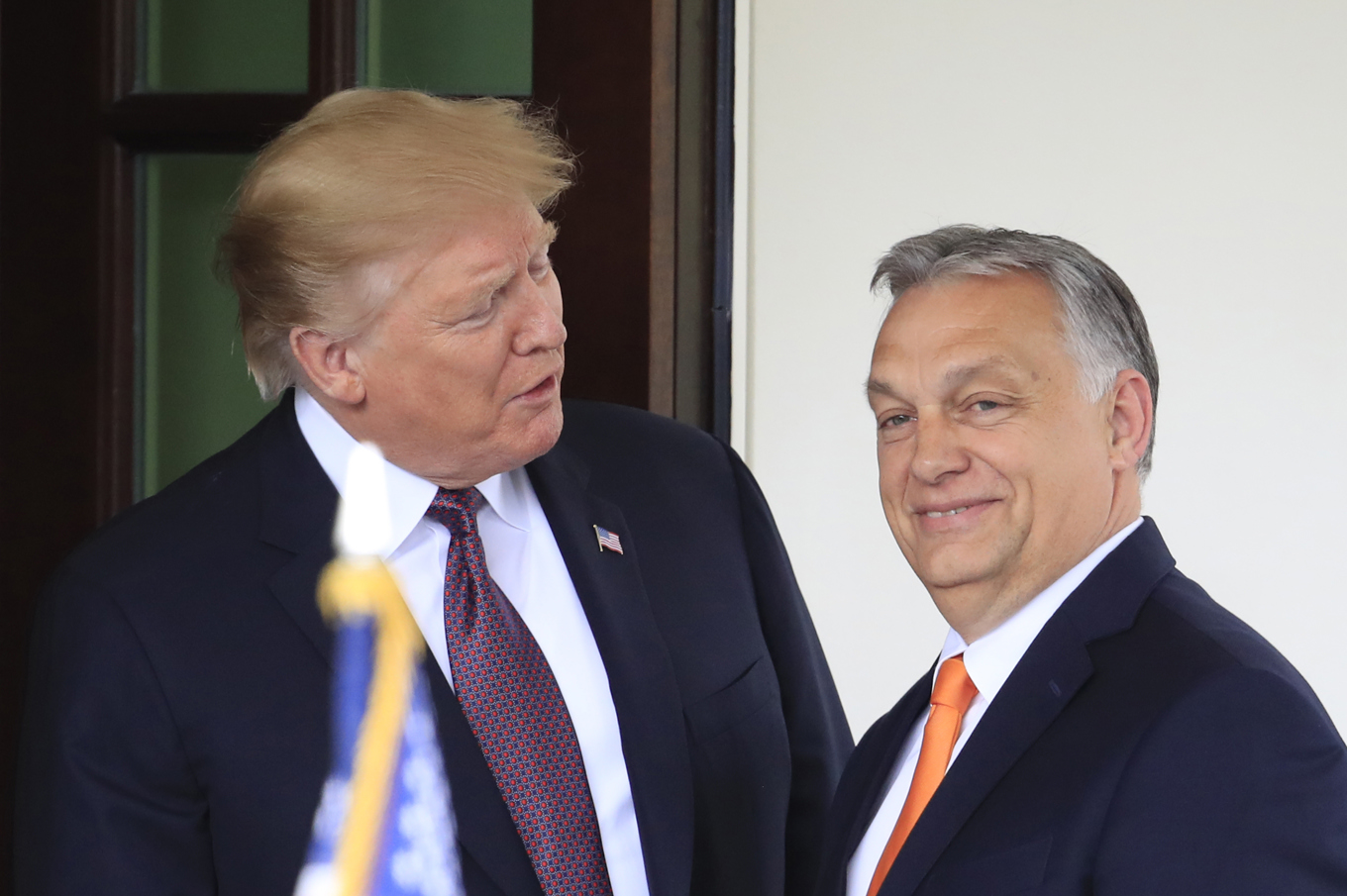 USA:s president Donald Trump välkomnar Ungerns premiärminister Viktor Orbán till Vita huset. Arkivbild. Foto: Manuel Balce Ceneta/AP/TT