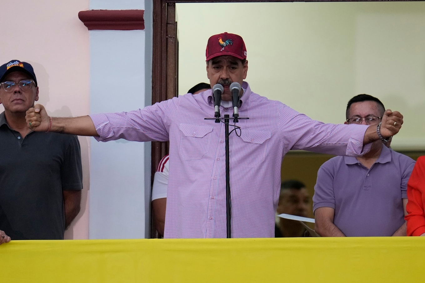 Nicolás Maduro är inte nöjd med USA:s anklagelser mot honom. Arkivbild. Foto: Ariana Cubillos/AP/TT