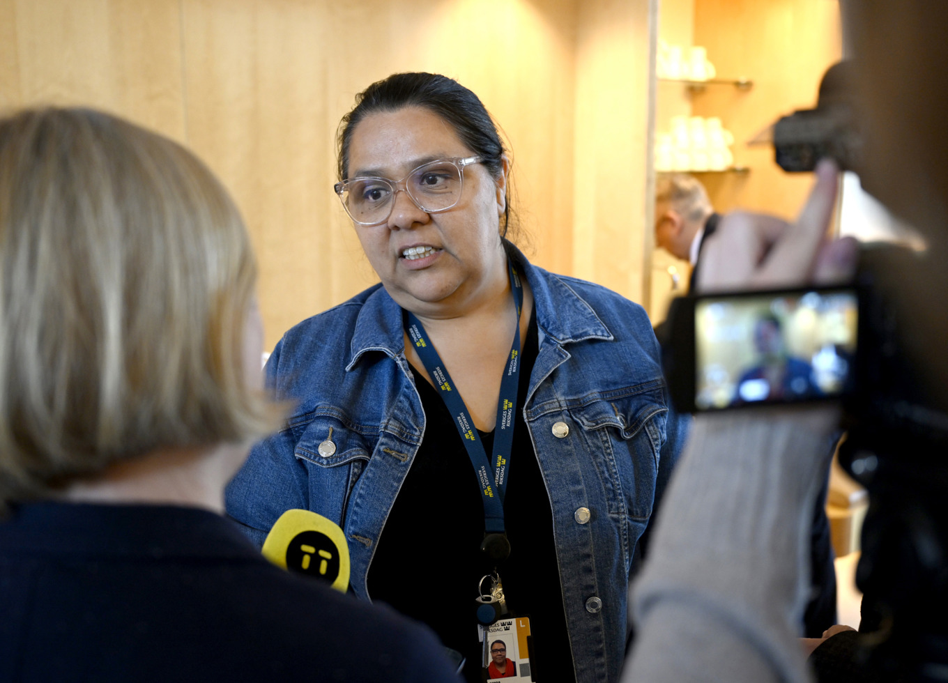 Riksdagsledamoten Lorena Delgado Varas. Arkivbild Foto: Pontus Lundahl/TT