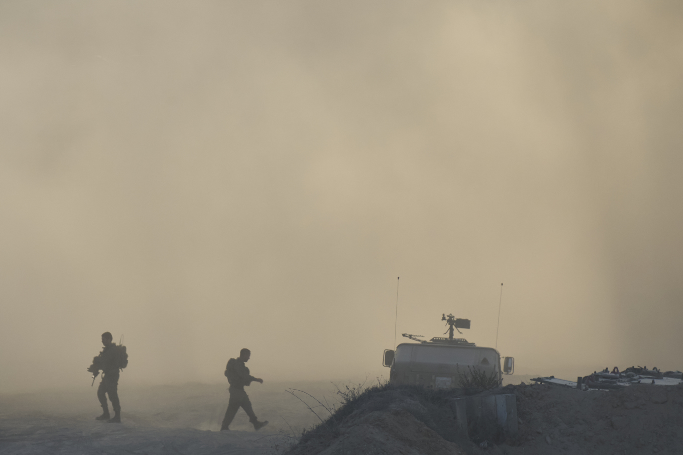 Israeliska soldater nära Gazaremsan på en bild tagen tidigare i augusti. Foto: Ohad Zwigenberg/AP/TT