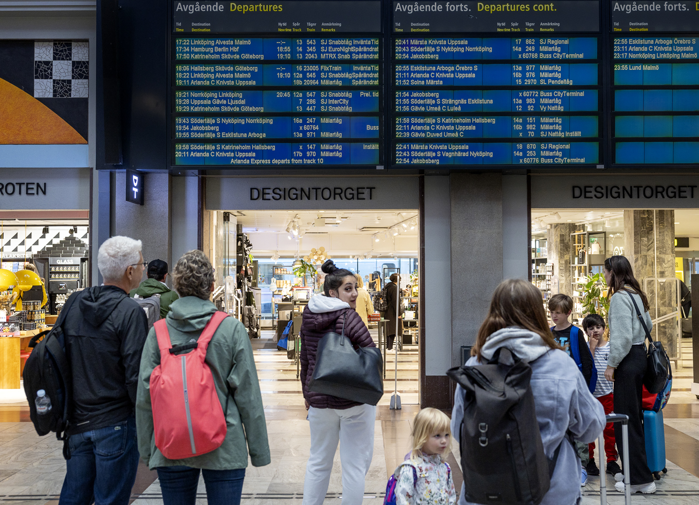 Under sommaren har SJ drabbats av flera längre tågstopp. Arkivbild. Foto: Stefan Jerrevång/TT