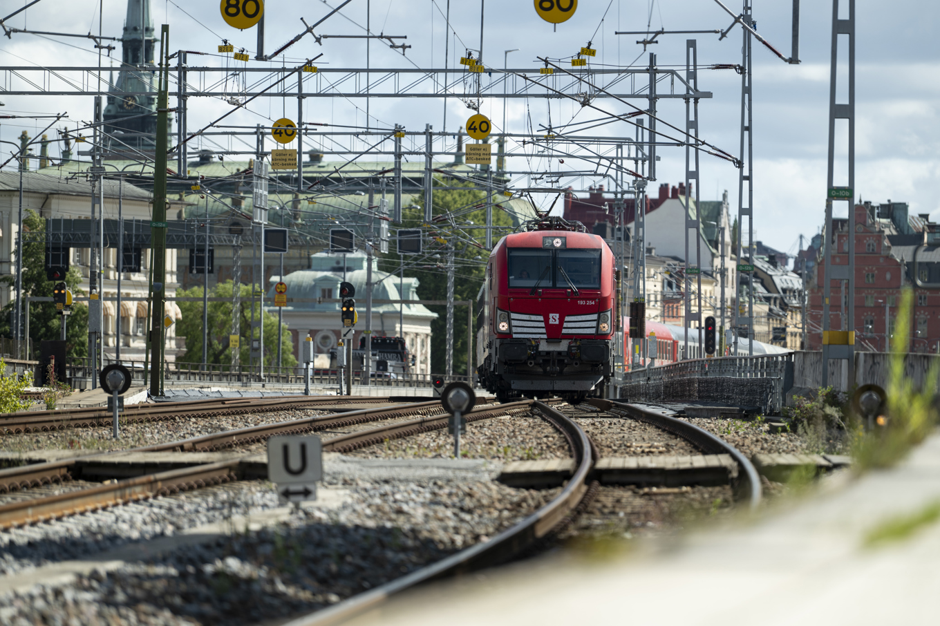 En olycka i Aneby orsakade stopp i tågtrafiken. Arkivbild. Foto: Oscar Olsson/TT