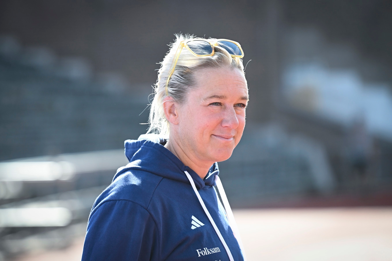 Sveriges förbundskapten i friidrott Kajsa Bergqvist. Foto: Jessica Gow/TT