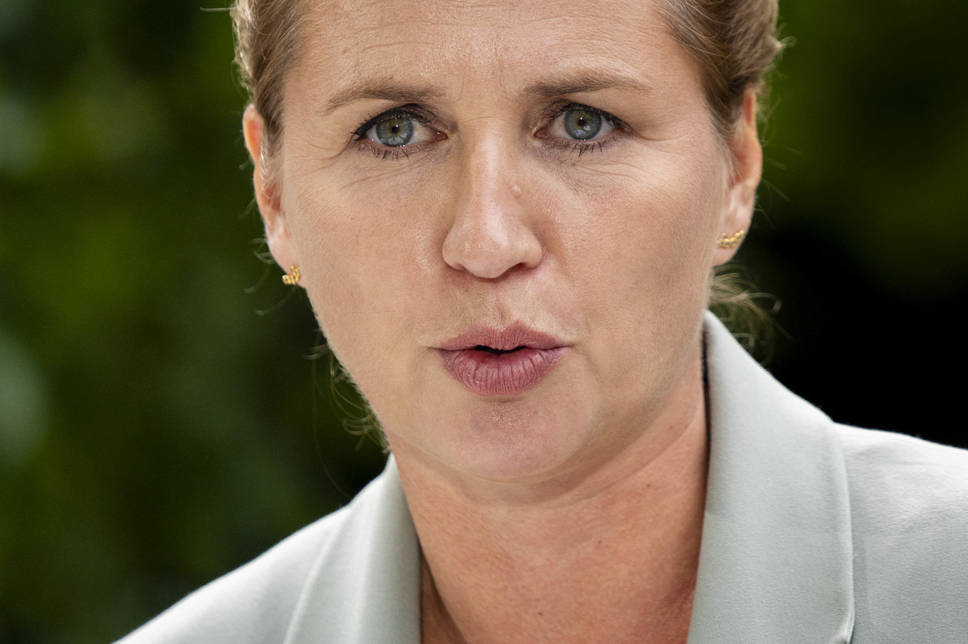 Danmarks statsminister Mette Frederiksen under tisdagen. Foto: Ida Marie Odgaard/Ritzau/TT