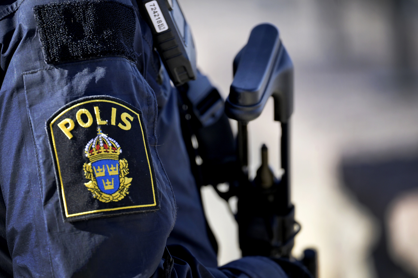Polisen övar tillsammans med andra myndigheter i regeringskvarteren i Stockholm i dag. Arkivbild. Foto: Janerik Henriksson/TT