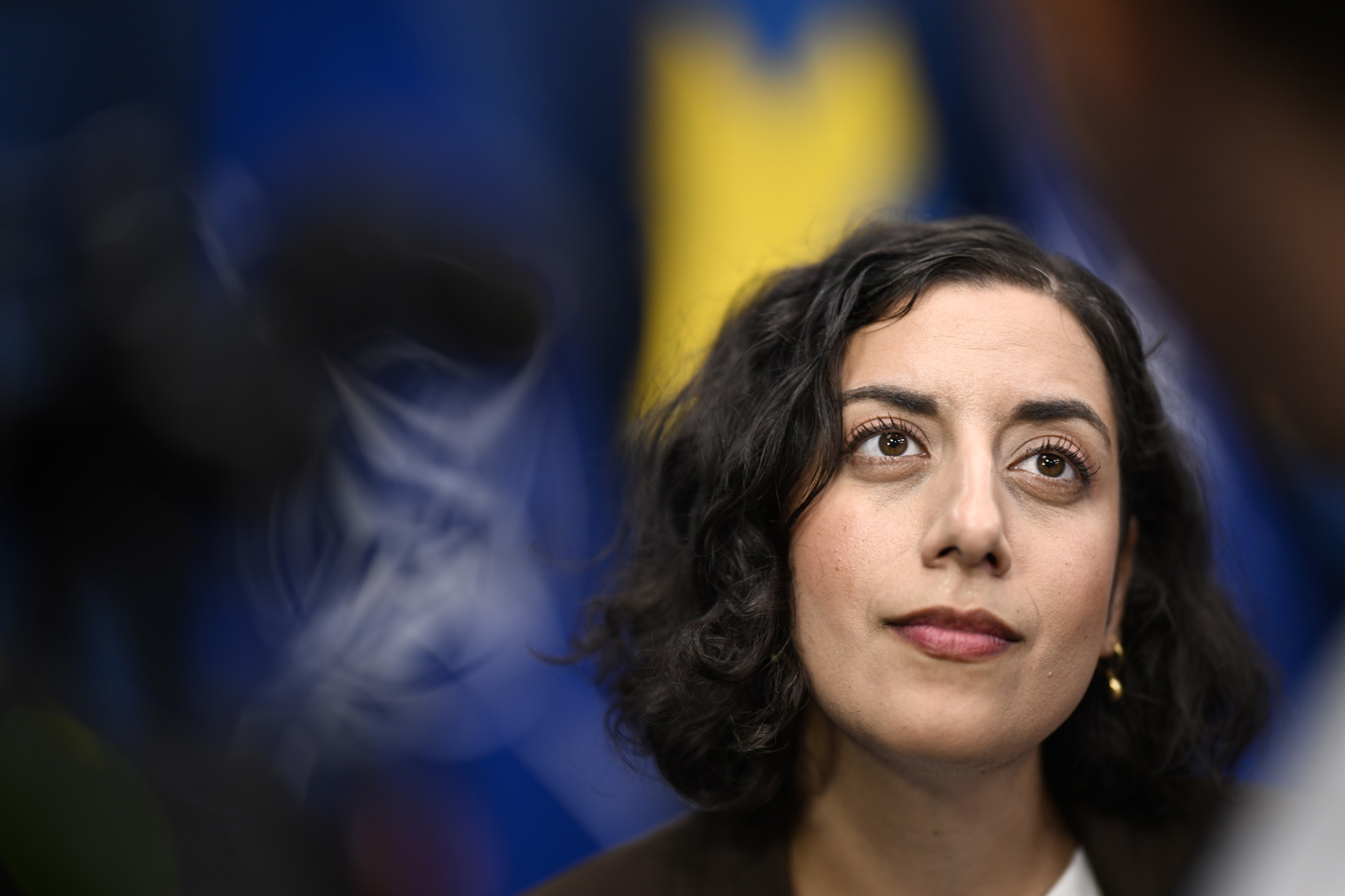 "Liberalerna bestämmer borgerlighetens skolpolitik", säger utbildnings- och integrationsminister Simona Mohamsson (L). Foto: Pontus Lundahl/TT