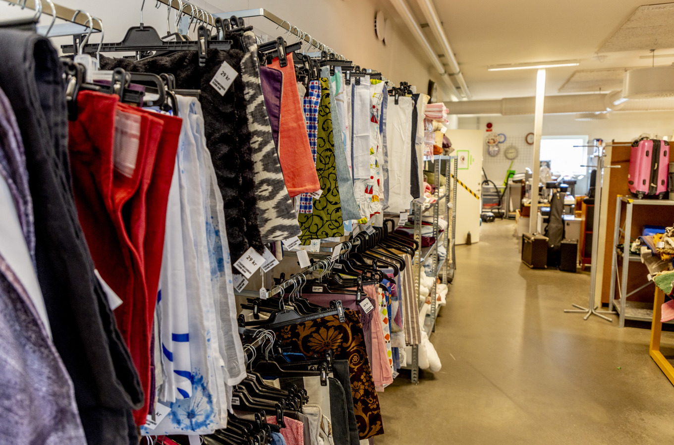 Försäljningen av second hand sjönk under det första halvåret i år. Arkivbild. Foto: Adam Ihse/TT