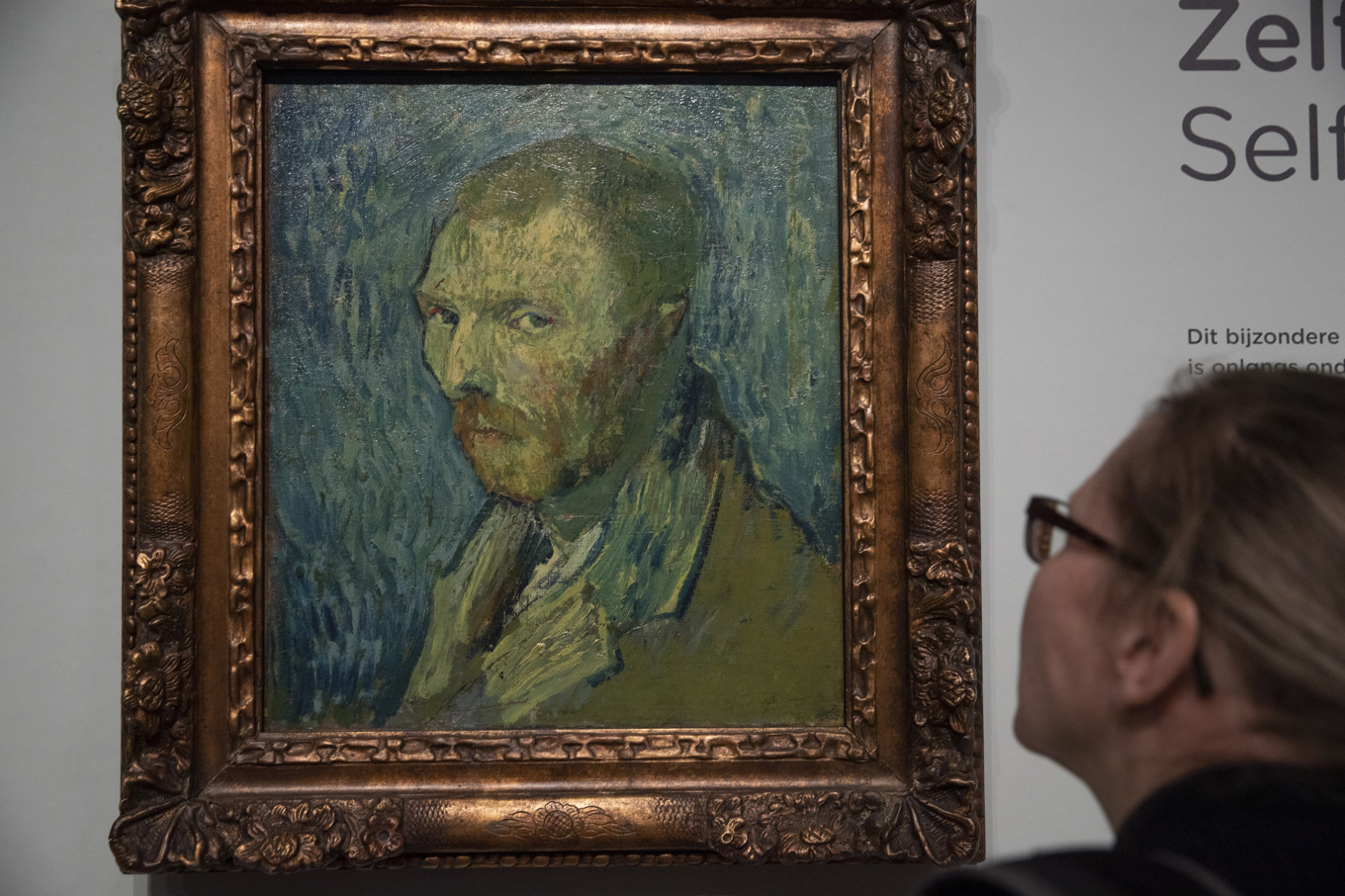 Ett självporträtt av den holländske konstnären Vincent van Gogh. Arkivbild. Foto: Peter Dejong/AP/TT