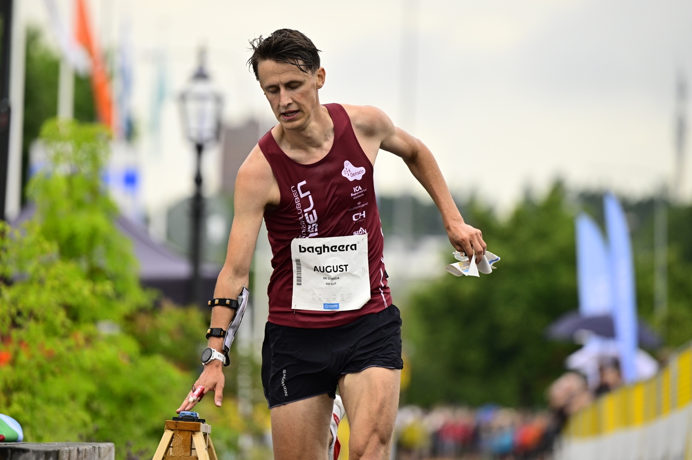 August Mollén tog guld i knockout-sprinten på orienterings-EM i Belgien. Arkivbild. Foto: Magnus Lejhall/TT
