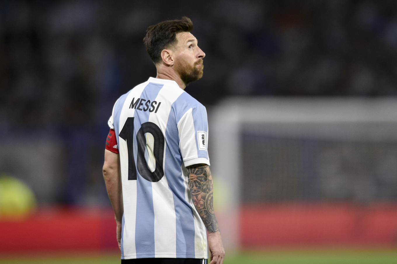 Argentinas Lionel Messi kan på torsdag spela sin sista landskamp på hemmaplan. Arkivbild. Foto: Gustavo Garello/AP/TT