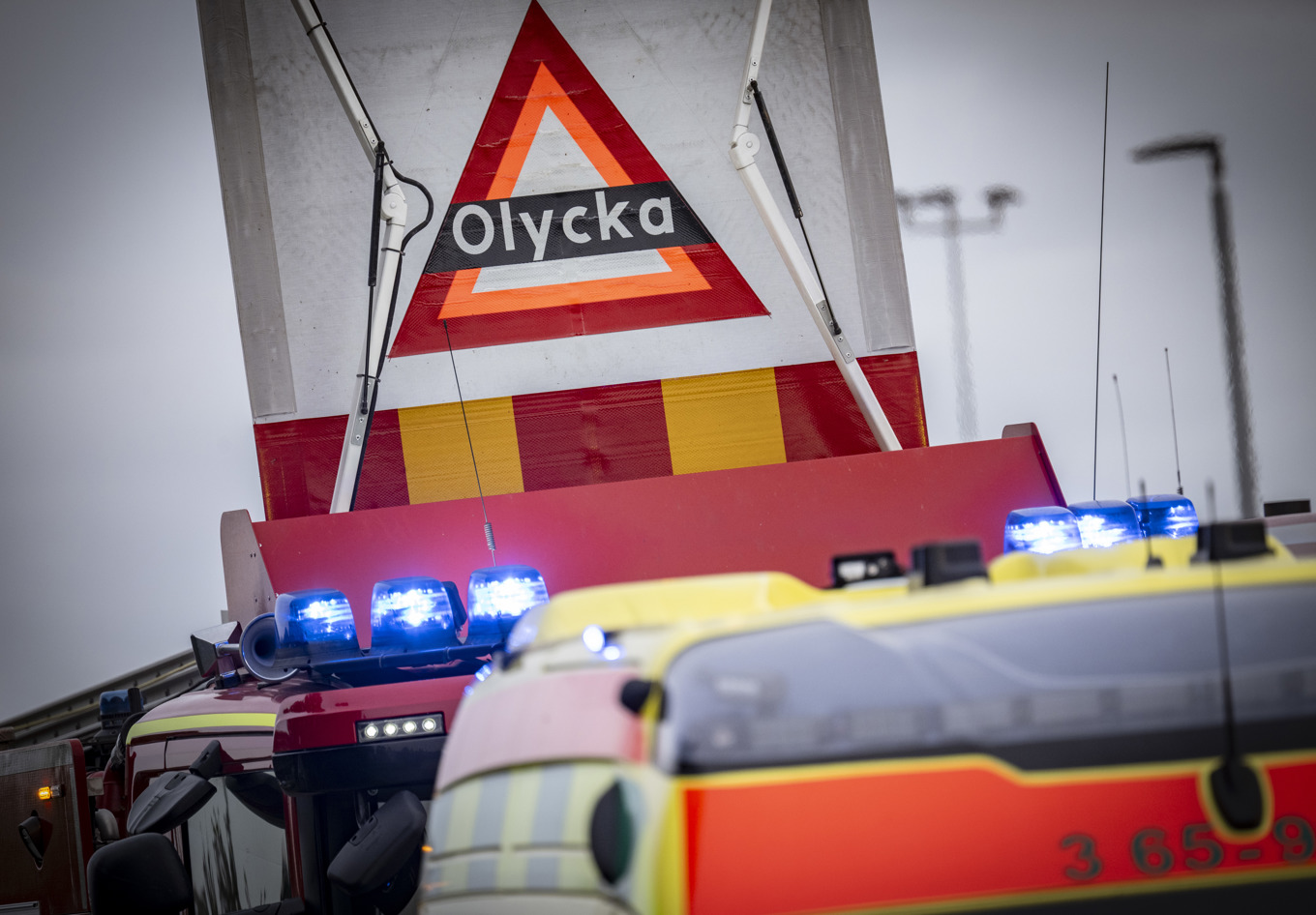 Fem personer har förts till sjukhus efter en trafikolycka i Alvesta. Arkivbild. Foto: Johan Nilsson / TT