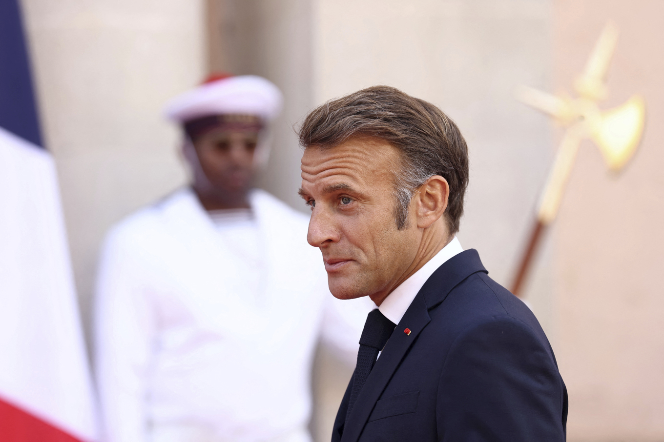 Emmanuel Macron är värd för mötet. Bild från i förra veckan. Foto: Manon Cruz/AP/TT