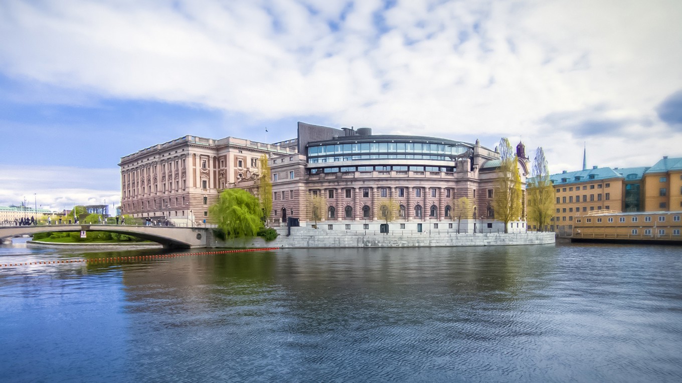Riksdagshuset i Stockholm. Foto: Bilbo Lantto