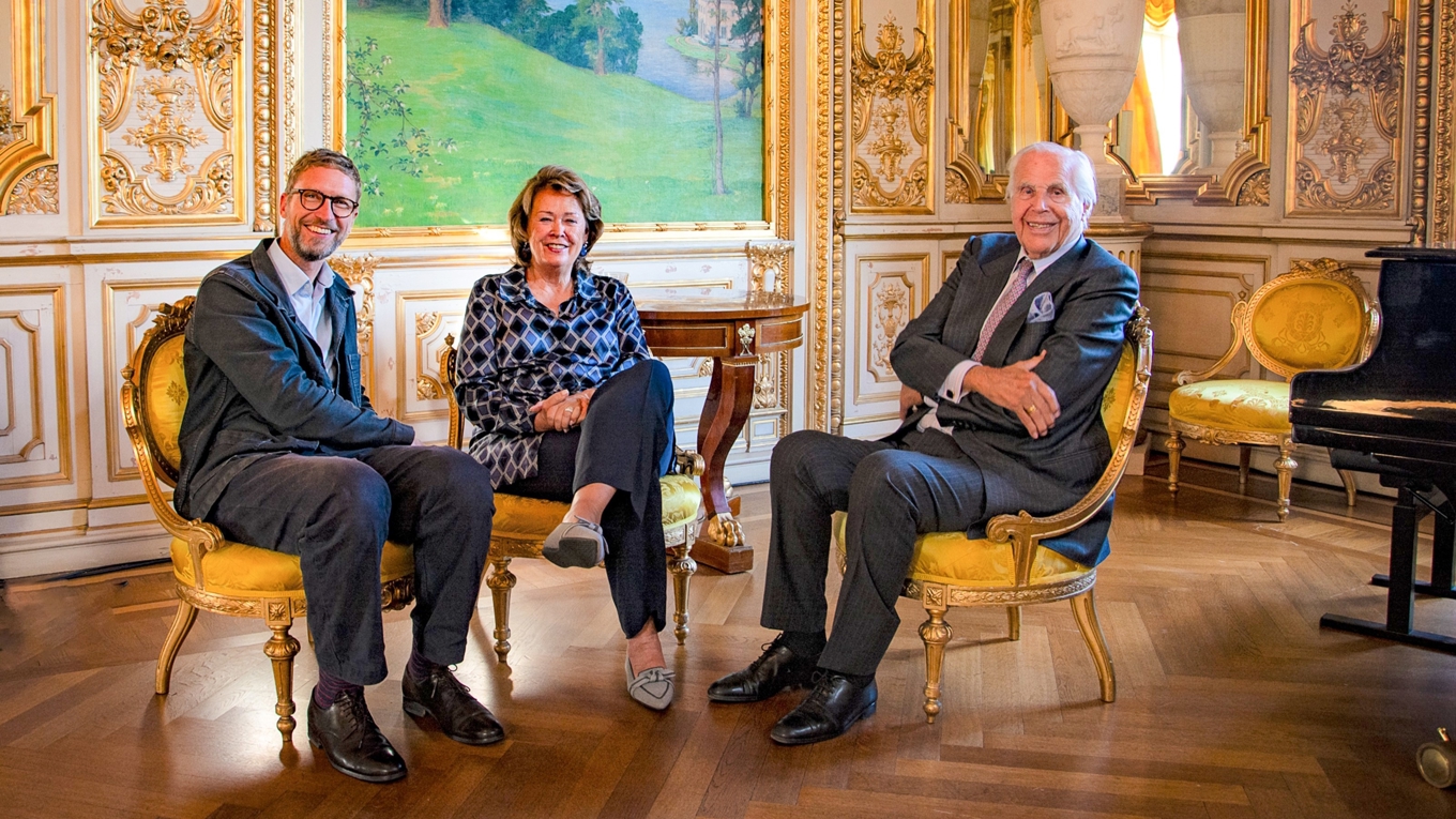 Operachef Tobias Theorell, Charlotte Wall och Anders Wall. Foto: Kungliga Operan/Maria Paulsson